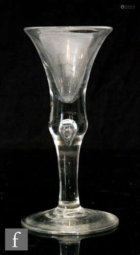 An 18th Century drinking glass,