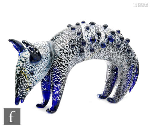 A mid 20th Century Italian Murano AVeM glass model of a stylised aardvark in the manner of