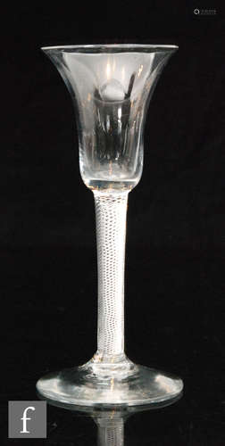 An 18th Century drinking glass circa 1750,