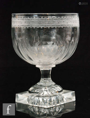 A large late 18th Century Rummer,