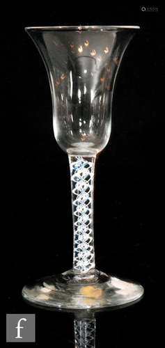 An 18th Century drinking glass circa 1760,