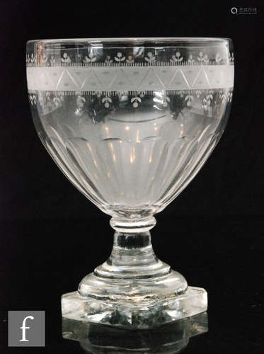 A large late 18th Century Rummer,