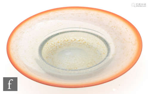 A WMF (Wurttembergische Metallwarenfabrik) large glass dish,