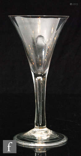 An 18th Century drinking glass circa 1740,