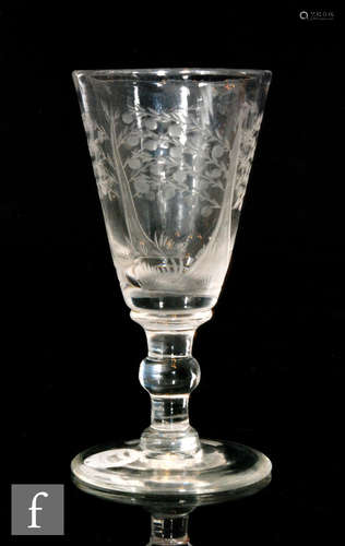 An early 19th Century Cider glass,