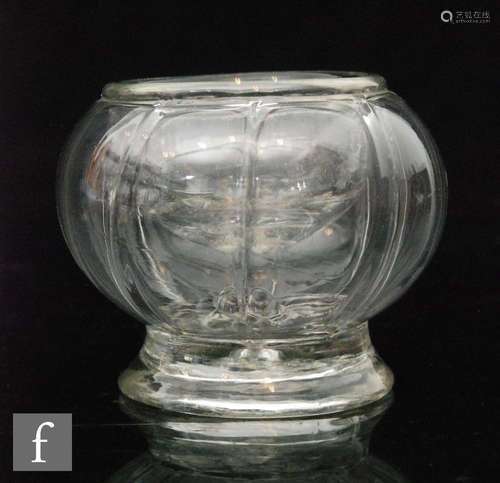 An 18th Century double walled trencher salt or ice cup circa 1730-50,