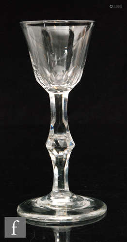 An 18th Century drinking glass circa 1780,