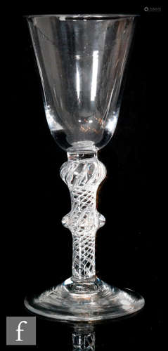 A large 18th Century goblet circa 1750,