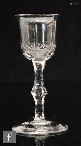 An 18th Century drinking glass circa 1780,