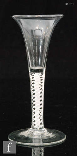 An 18th Century drinking glass circa 1765,