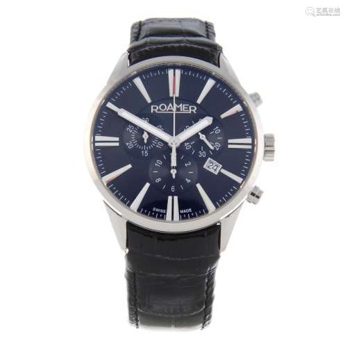 ROAMER - a gentleman's Superior chronograph wrist watch.