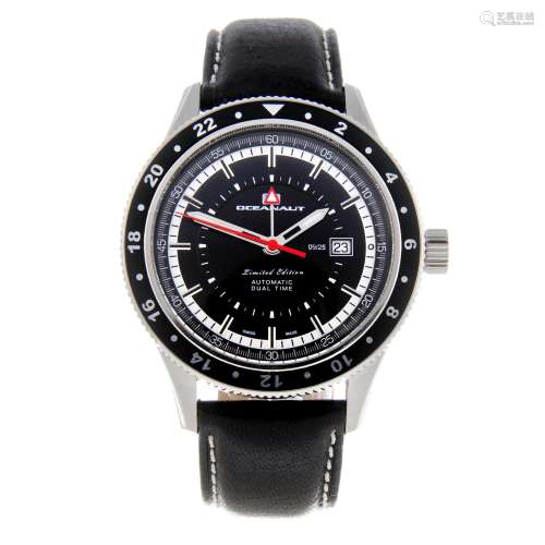 OCEANAUT - a gentleman's Dual Time wrist watch.