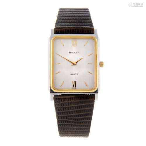 BULOVA - a gentleman's wrist watch.