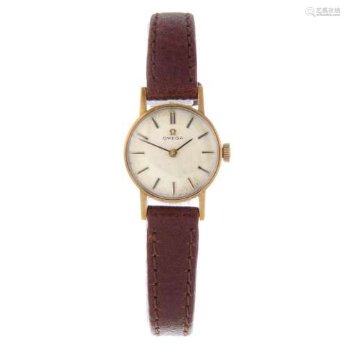 OMEGA - a lady's wrist watch.