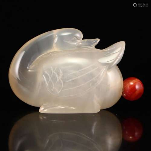 Vintage Chinese Agate Snuff Bottle