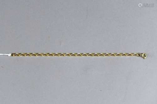 Bracelet. Chaine en métal doré. Longueur: 19 cm.