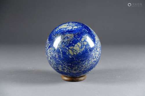 Sphère polie. Lapis lazuli. Afghanistan. Diamètre:…