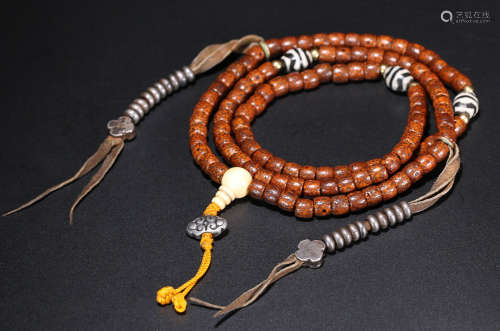 AN OLD BODHI  MEDITATION BEADS