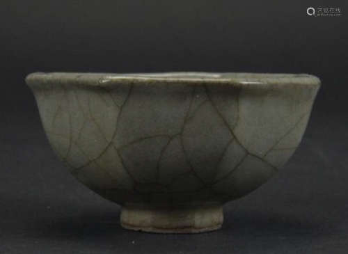 A FANGGE GLAZE SQUARE SHAPE CUP