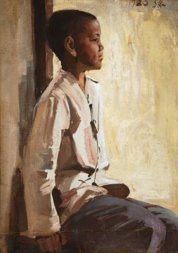 高泉 1980年 男孩肖像