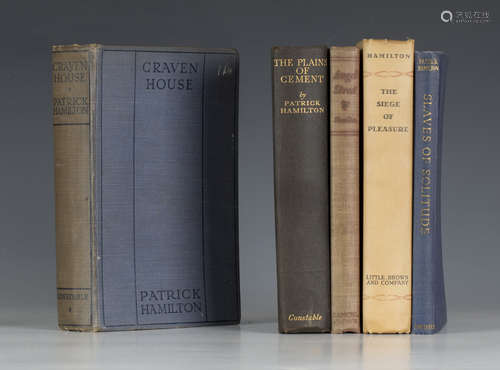 HAMILTON, Patrick. Craven House. Constable & Co., 1926. First edition, 8vo (187 x 119mm.) (Browning,