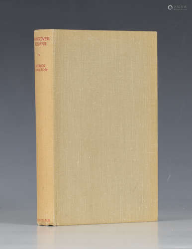 HAMILTON, Patrick. Hangover Square. London: Constable, 1941. First edition, 8vo (186 x 119mm.) (