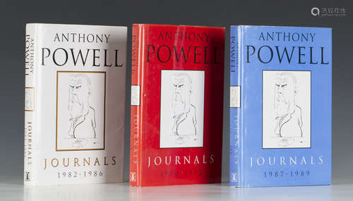 POWELL, Anthony. Journals. London: Heinemann, 1995-1997. 3 vols., first editions, 8vo (234 x 149mm.)