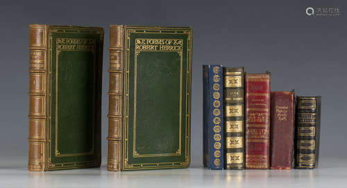 BINDINGS. - George SAINTSBURY (editor). The Poetical Works of Robert Herrick. London: George Bell