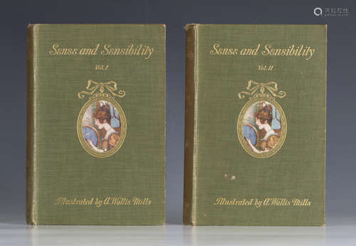 AUSTEN, Jane. Sense and Sensibility. London: Chatto & Windus, 1908. 2 vols., the 'St. Martin's