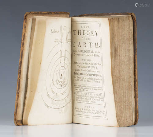 WHISTON, William. A New Theory of the Earth… wherein the Creation of the World, the Universal