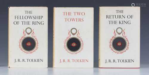 TOLKIEN, J.R.R. The Lord of The Rings. London: George Allen & Unwin Ltd., 1955. 3 vols., first