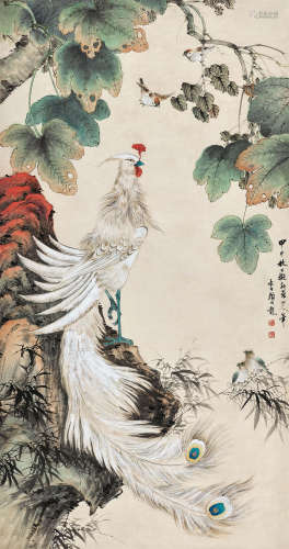 顏伯龍 丹鳳朝陽圖