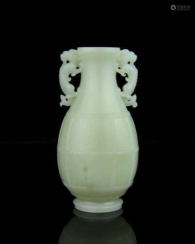 A Chinese Carved Jade Vase