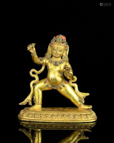 A Chinese Gilt Bronze Buddha