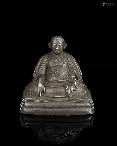 A Chinese Gilt Silver Buddha