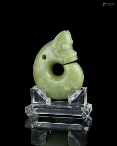 A Chinese Carved Jade Pendant