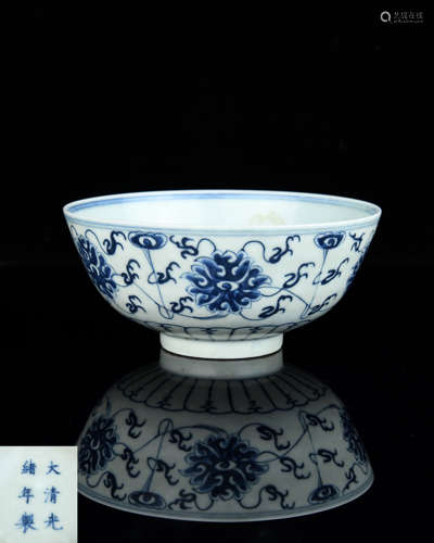 A Chinese Blue and White Porcelain Bowl