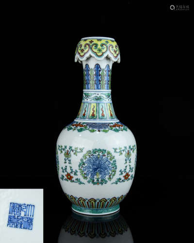A Chinese Dou-Cai Porcelain Vase
