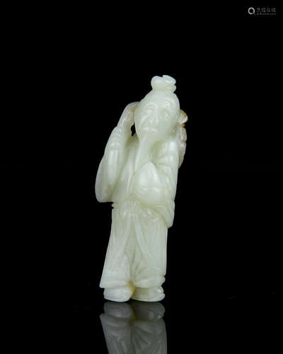 A Chinese Carved Jade Figure