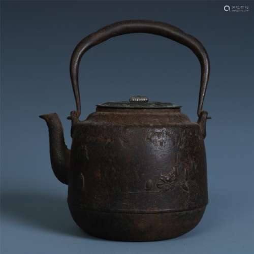 A Japanese Iron Teapot