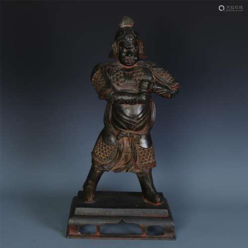 A Chinese Bronze Figure of Nryana