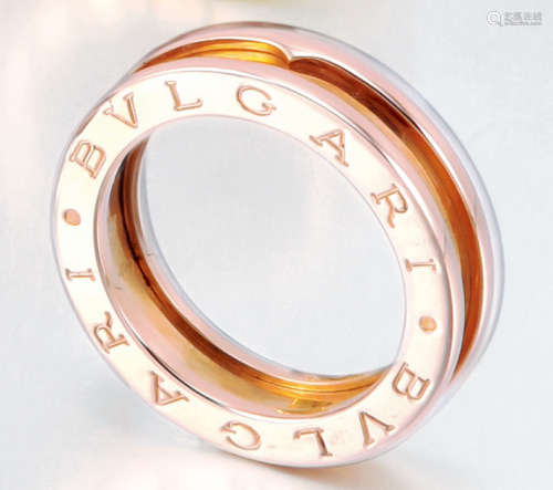 寶格麗 B.ZERO 1 系列 18K玫瑰金 戒指 (附原裝盒)