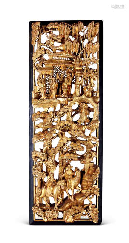 金木雕故事人物飾板