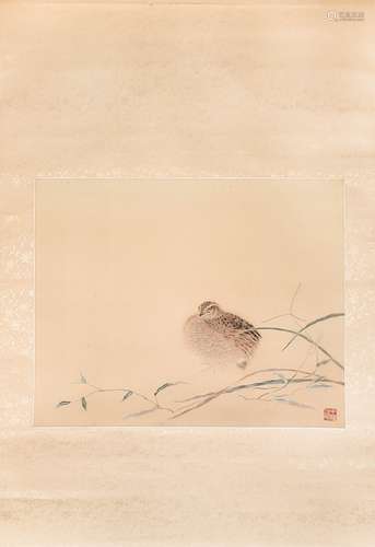 JAPANESE SCROLL -QUAIL