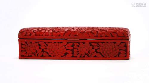 CINNABAR LACQUER BOX