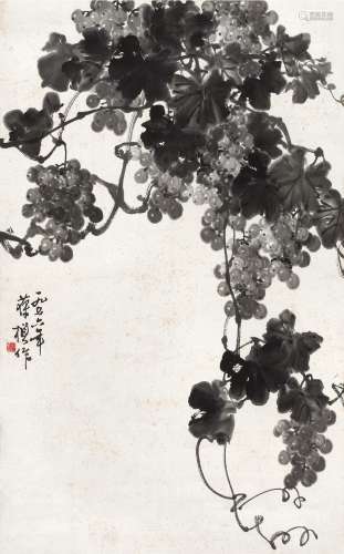 苏葆桢(1916-1989) 万斛明珠   1976年作 立轴 水墨纸本