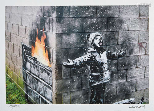 Banksy Child 版画