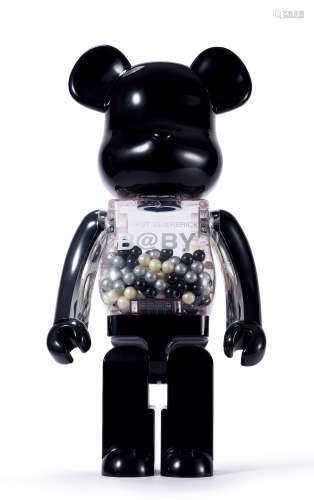 Medicom 2011年作 BE@RBRICK 1000% 黑色千秋 PVC