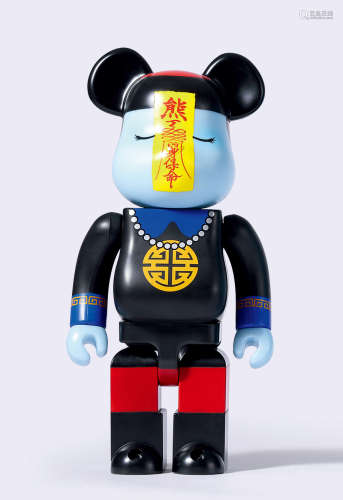 Medicom 2015年作 BE@RBRICK 400% 僵尸 PVC