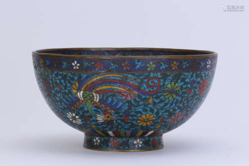 A Chinese Cloisonné Bowl